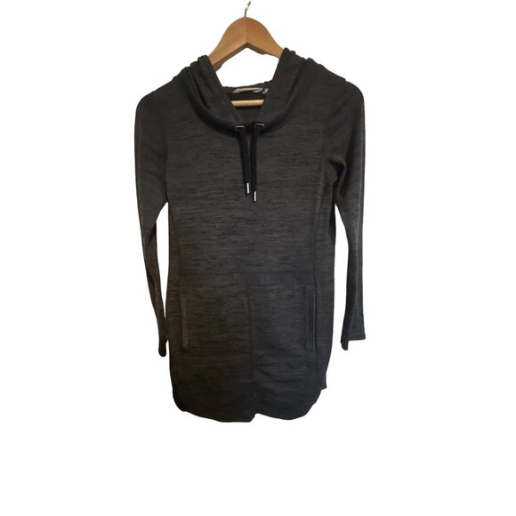 ATHLETA Sport It Sweatshirt Dress Flint Grey XS - Picture 2 of 5